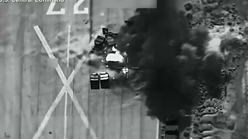 US carries out second day of strikes against Iran